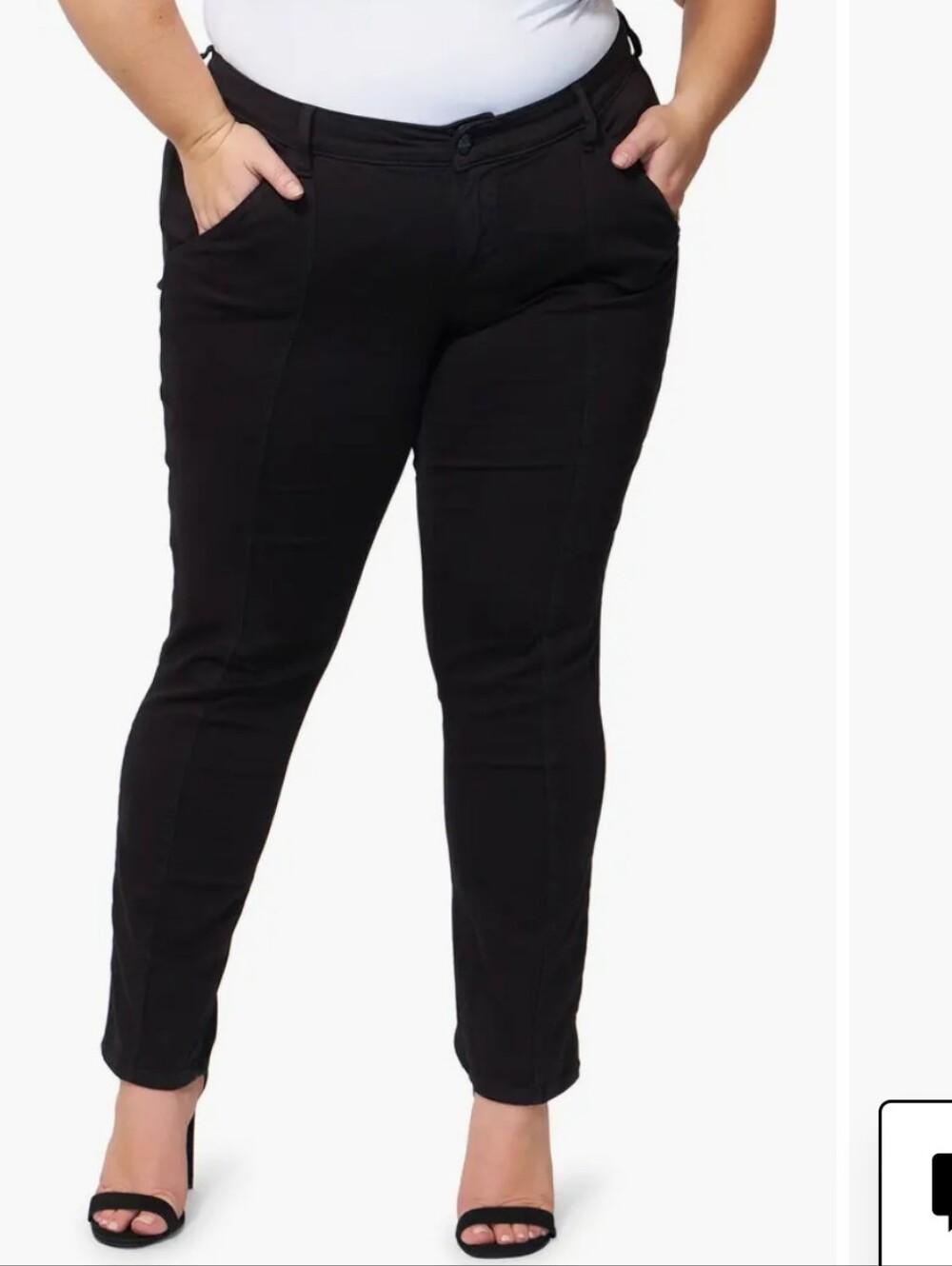 Slink Curvy Black Skinny Jeans